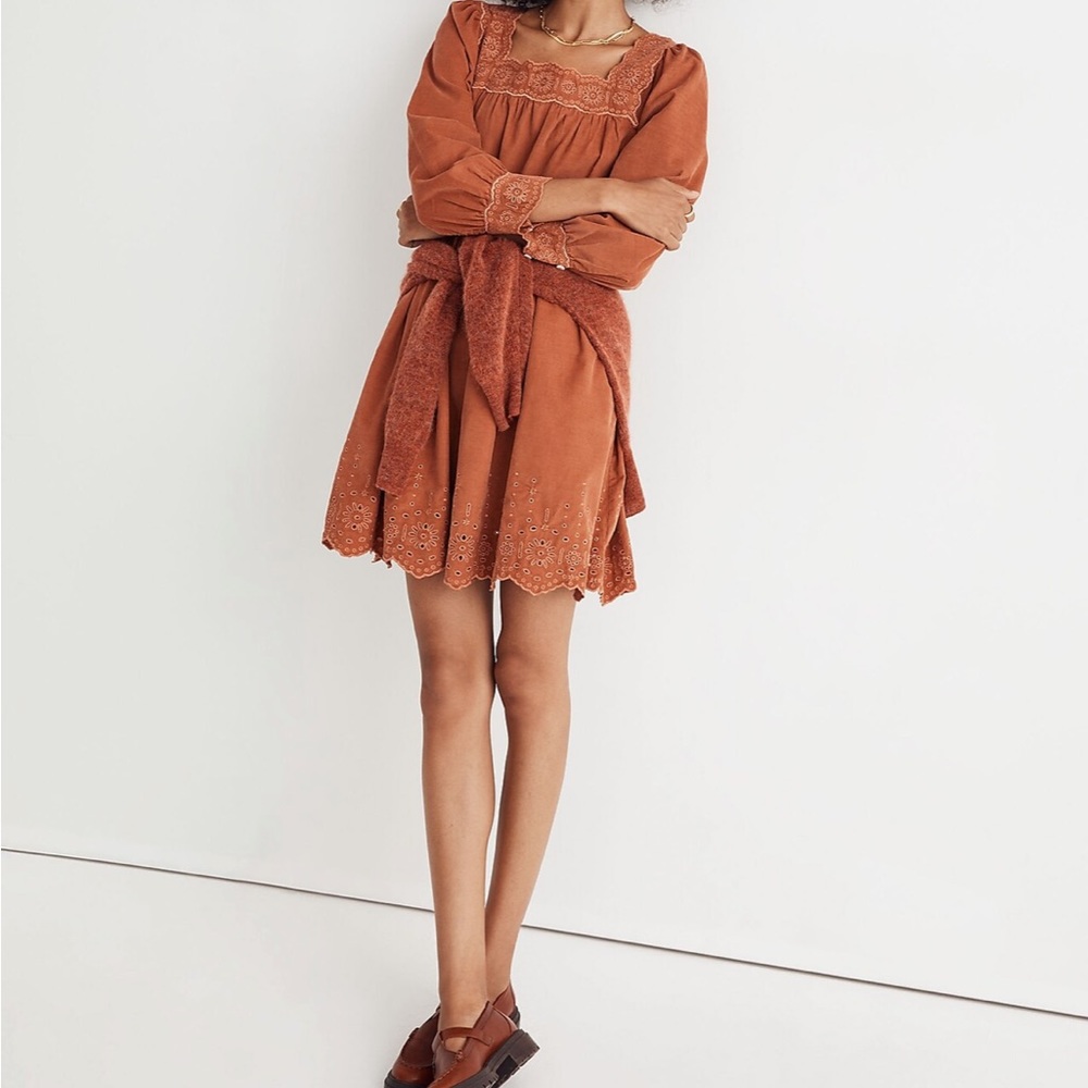 New with tags MADEWELL corduroy dress petite small